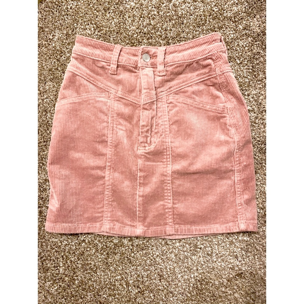 Glassons Panelled Cord Mini Skirt - Picture 4 of 8